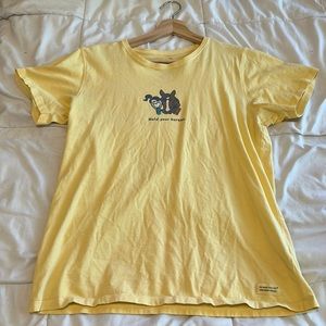Life is Good Yellow T Shirt